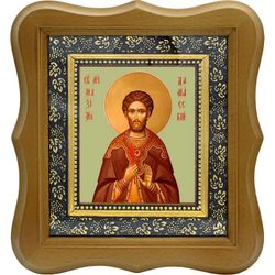 Максим Дамасский мученик. Икона на холсте.