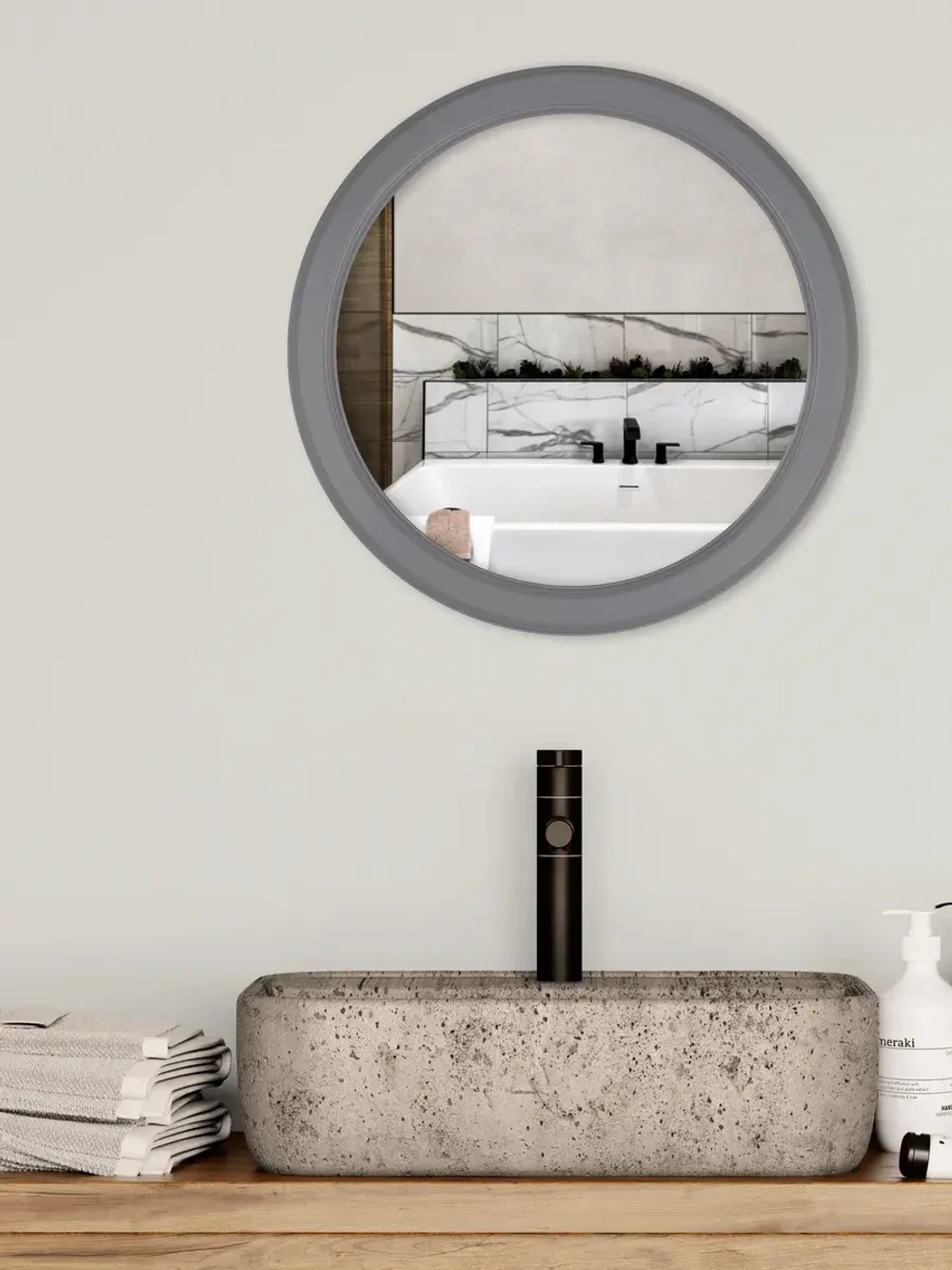 Зеркало настенное для прихожей 47 см