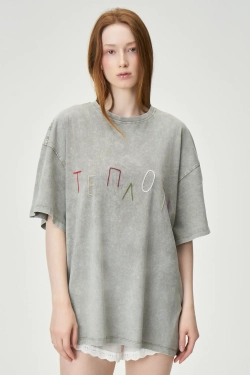 Футболка Теплота бледно-серая