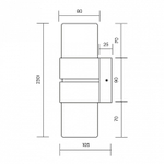Накладной светильник Maytoni Torris MOD505WL-L12BS3K