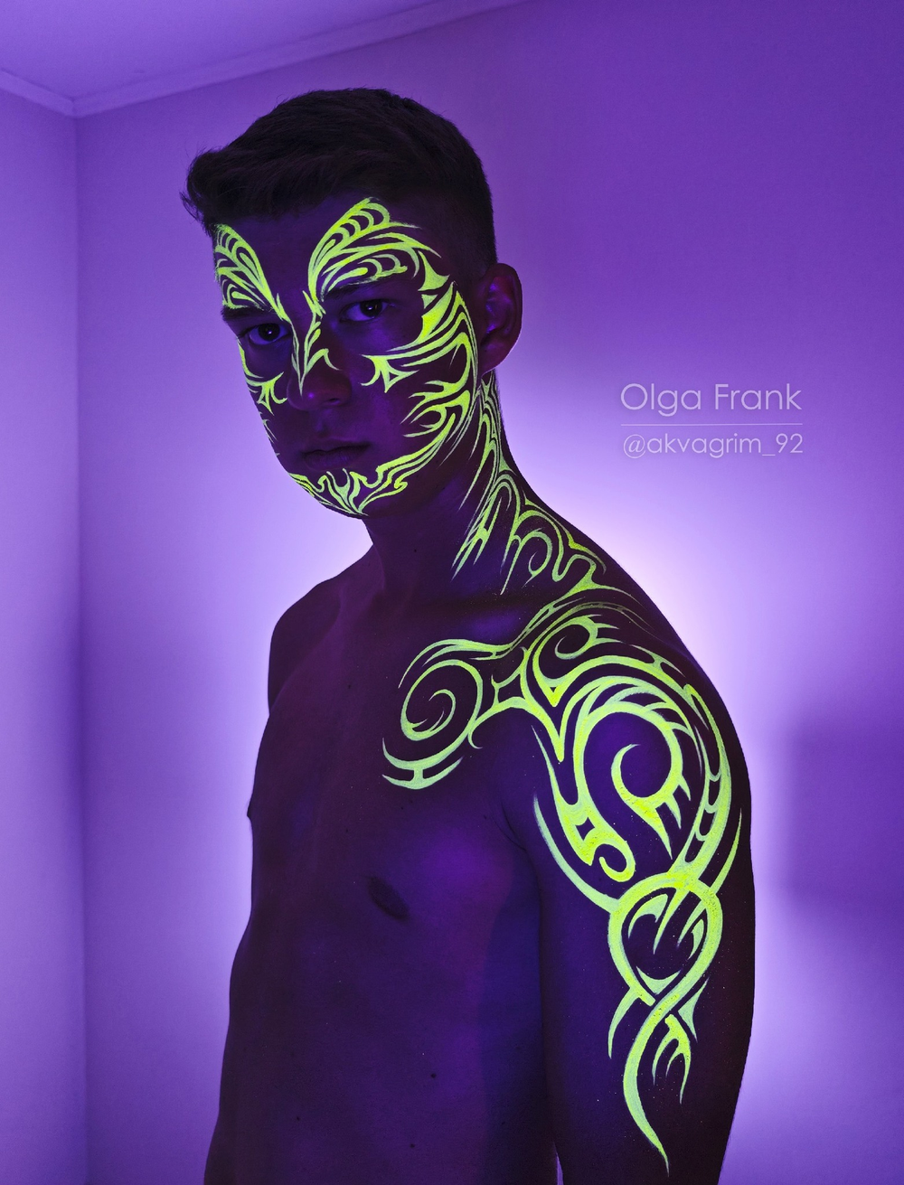 Аквагрим MAG неоновый светло-желтый 30 гр