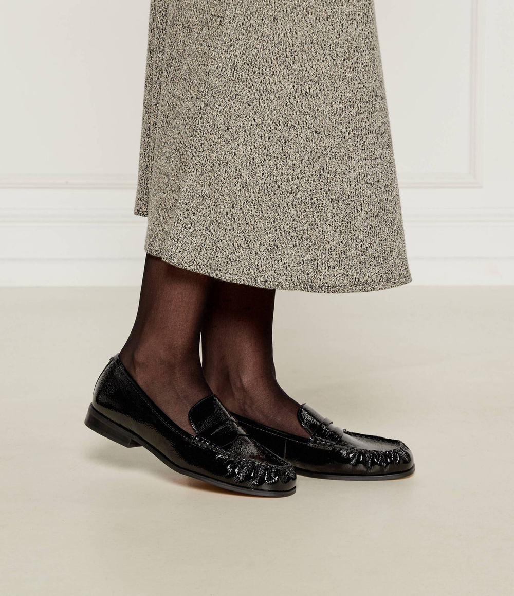 Кожаные мокасины Michael Kors - черный(40F4CSFP1A)