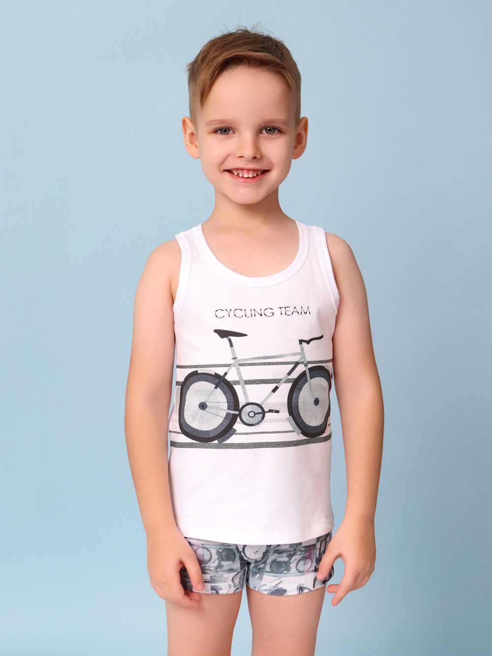 2822 Набор из 2 маек из хлопка Mini kids
