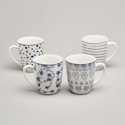 НАБОР КРУЖЕК BRONCO "DREAMS" 4ШТ. 360 МЛ.