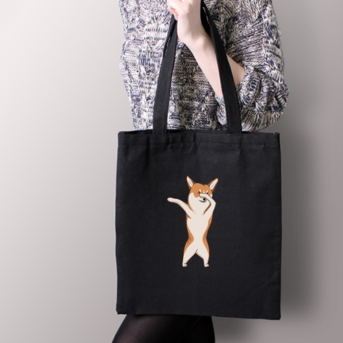 Тканевая сумка "Корги - ДЭБ"