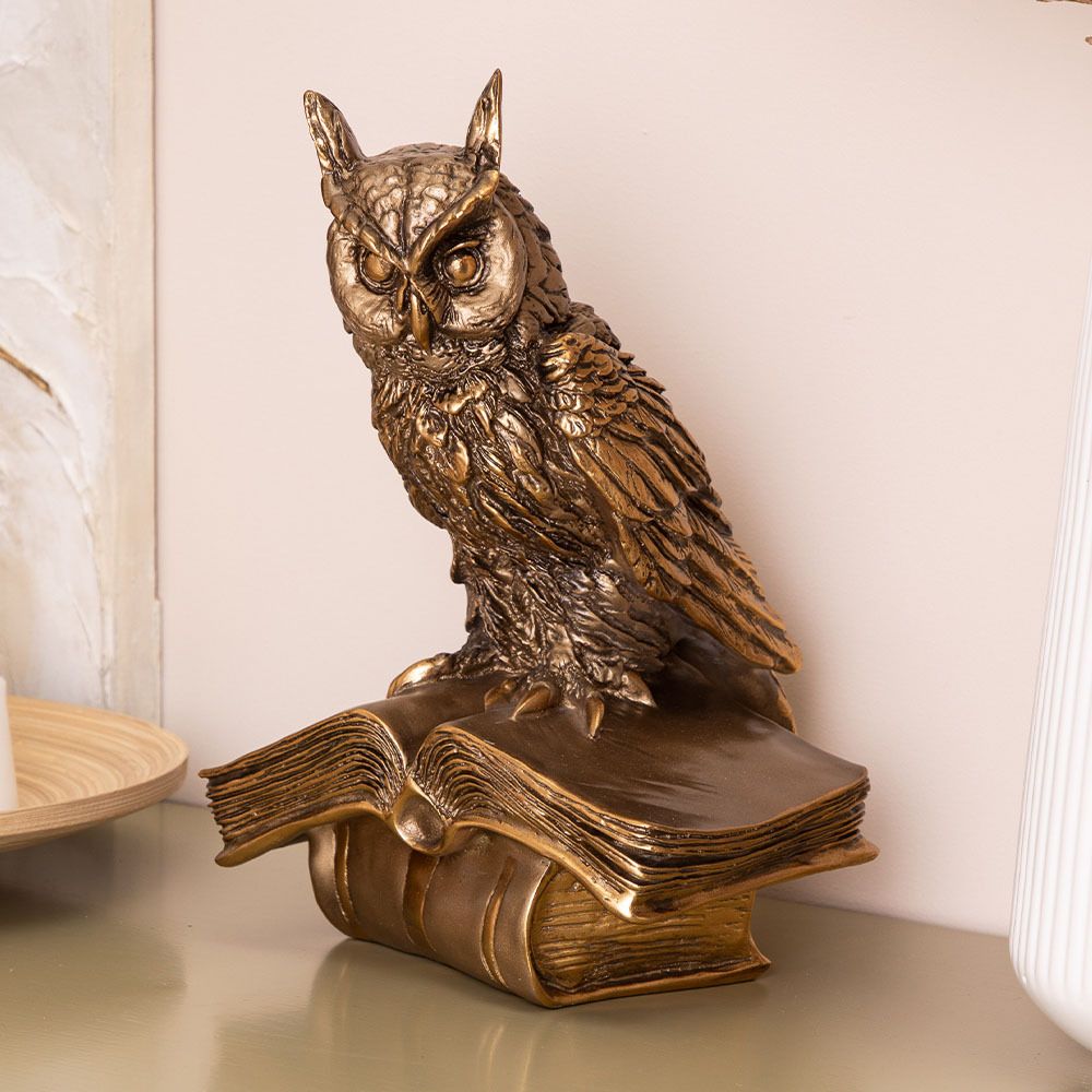 Статуэтка Ученый Филин Бронза