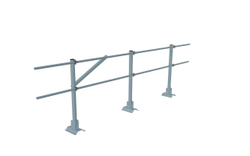 Кровельное ограждение Fachmann КО/PL/PVC/800-2-3000 RAL
