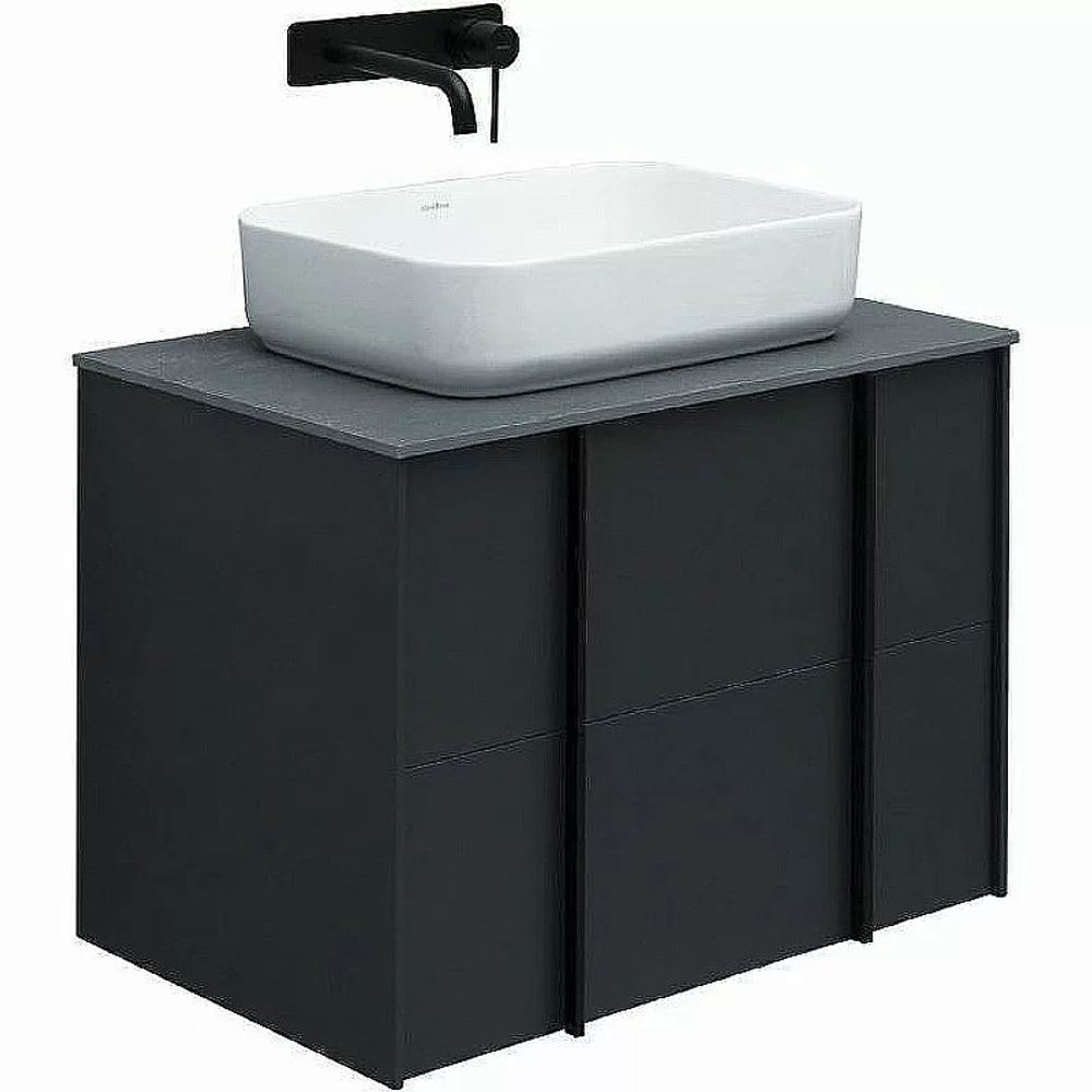 Тумба с раковиной Allen Brau Reality 70 1.32004.AM антрацит матовый