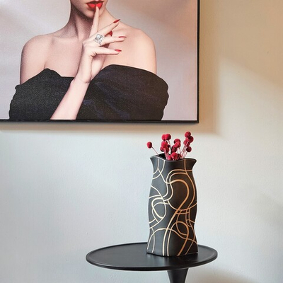 Ваза Abstract flat vase A