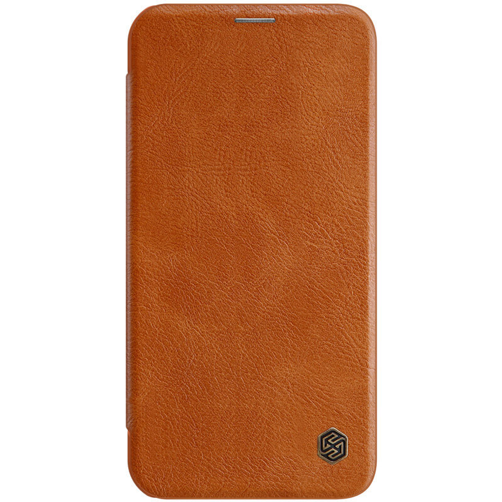 Кожаный чехол-книжка Nillkin Leather Qin для iPhone 12 Pro Max