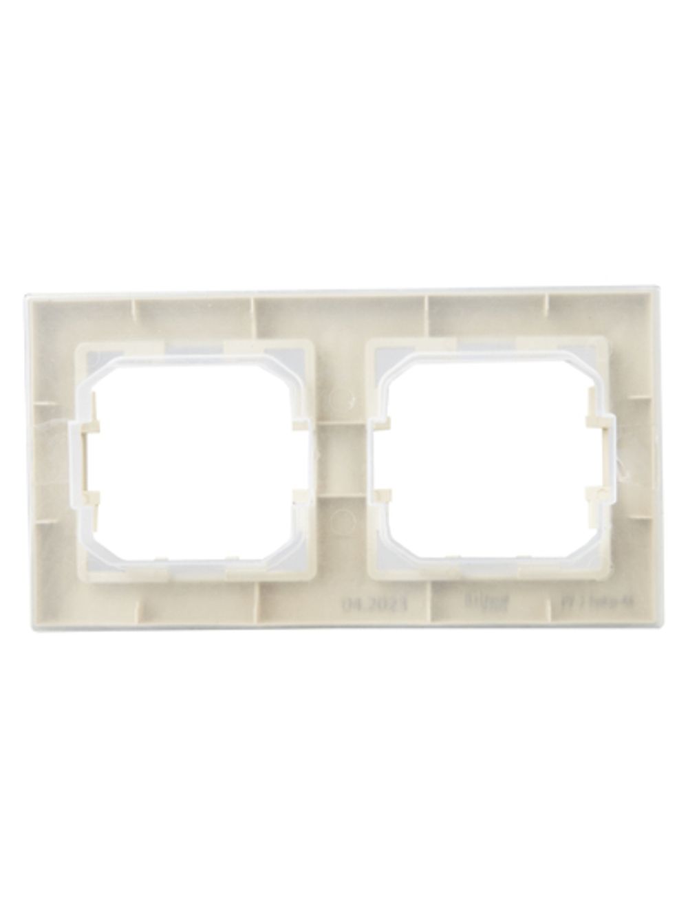 BRITE Рамка 2-местная IP44 РУ-2-БрКр-44 бежевый IEK