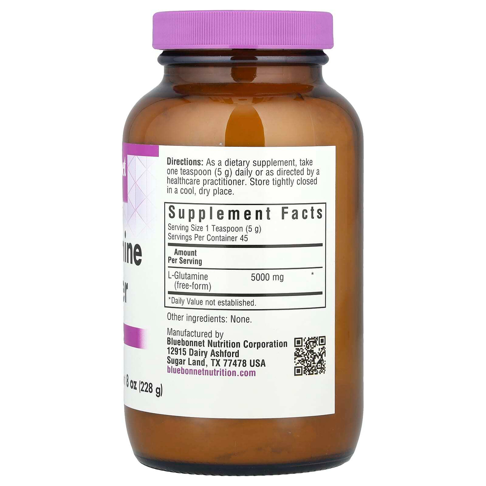 Bluebonnet Nutrition, Порошок L-глютамин, 8 унций (228 г)