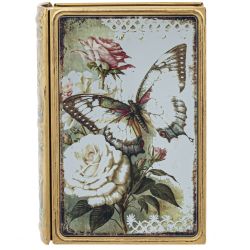 GAEM Шкатулка-книга с зеркальным элементом, L12 W5 H17 см