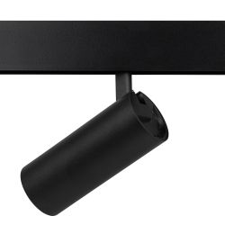 Магнитный трековый светильник ЭРА TRM20-6-15W4K BK светодиодный 15Вт 4000К черный для системы NOVA | Магнитные трековые светильники