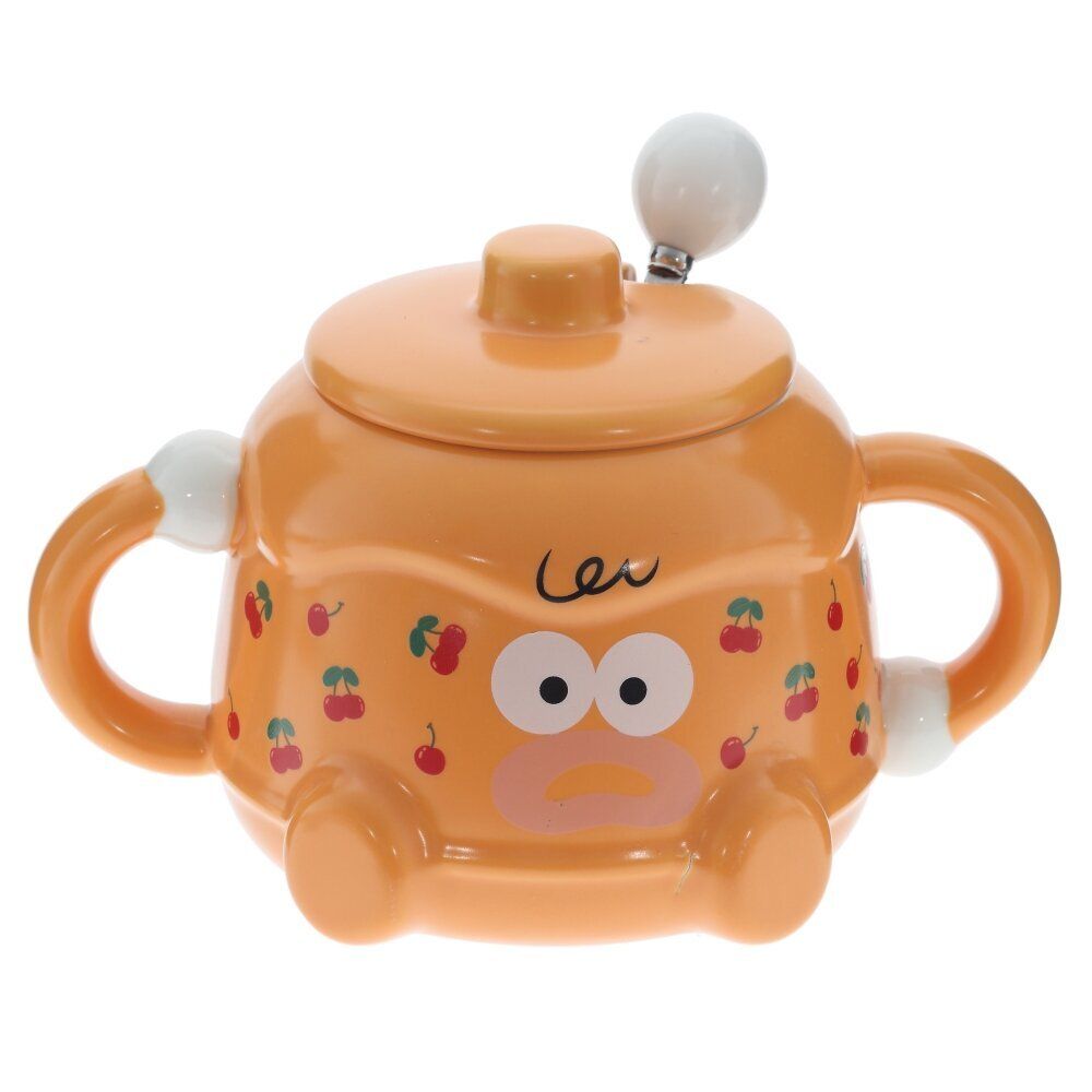 GAEM Кружка с крышкой и ложкой, 380 мл, L16 W11 H10 см, 4в.