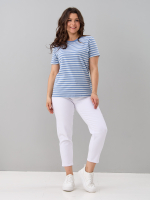 Футболка Фкл-192/голубой-белаяполоса