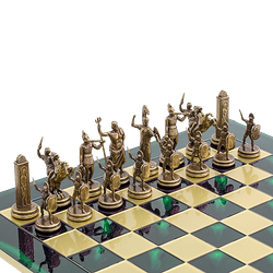 Manopoulos Шахматы подарочные "Троянская война"