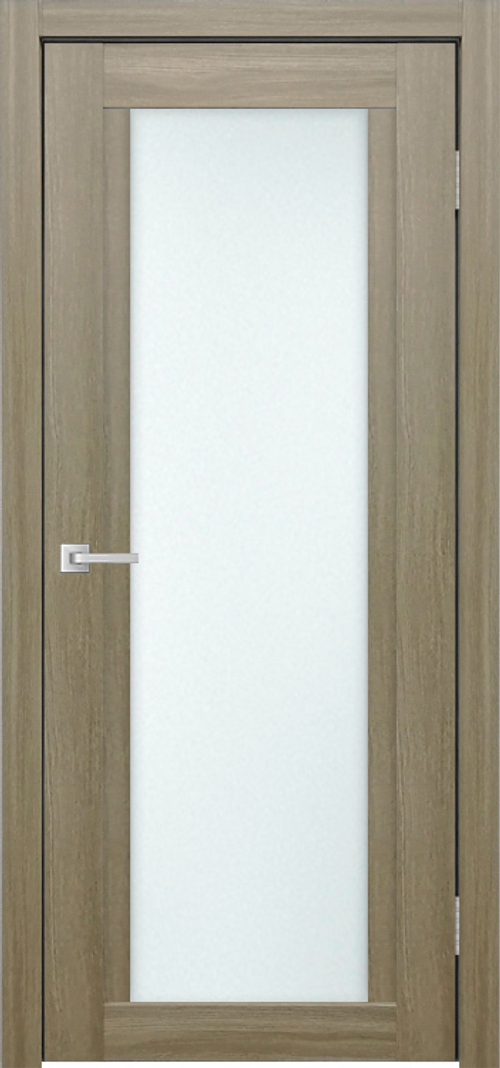Межкомнатная дверь К-11 / Цвет Тон Неаполь / Остекление "Сатинат белое" / Двери Верда
