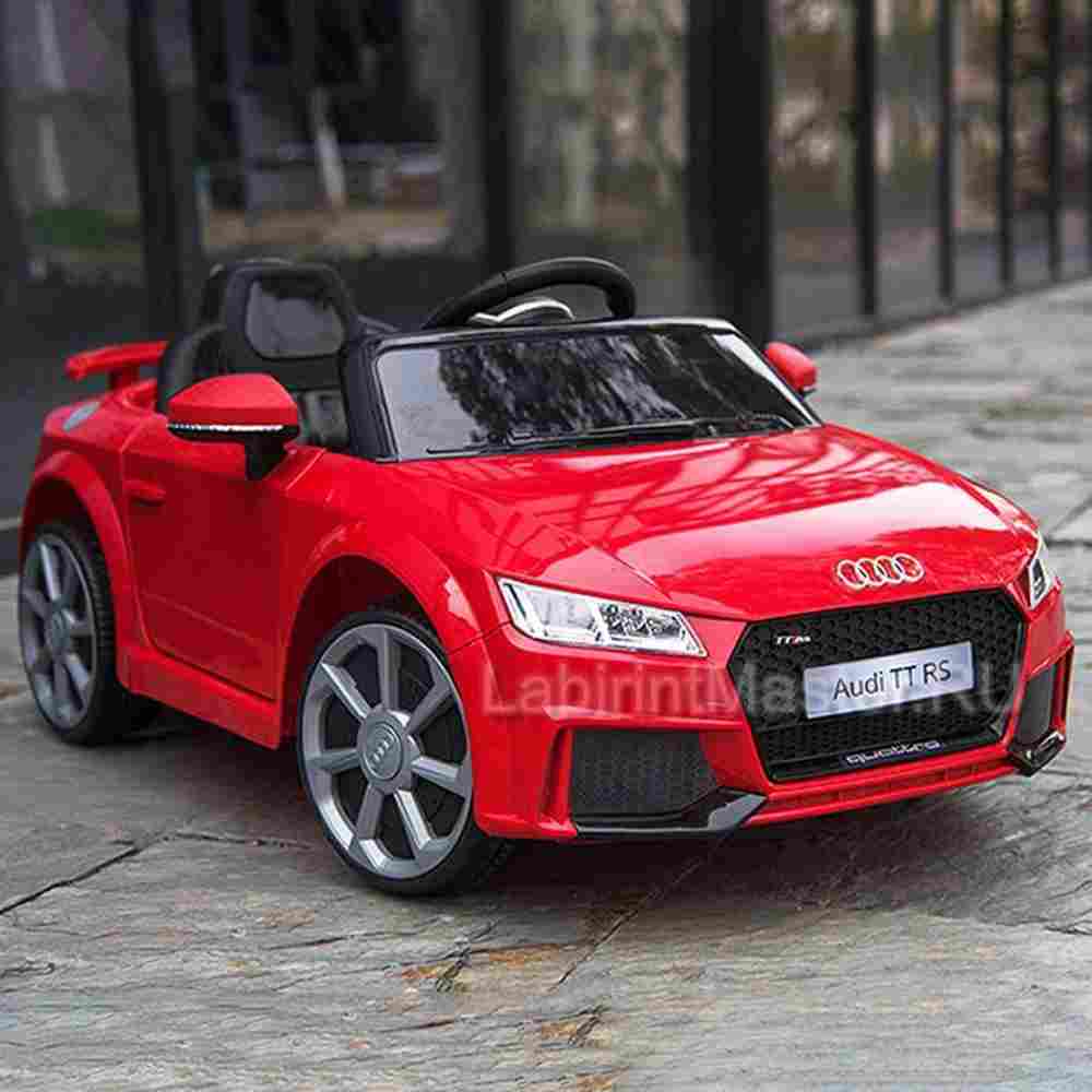 Детский электромобиль "AUDI TTRS" 6V, красный