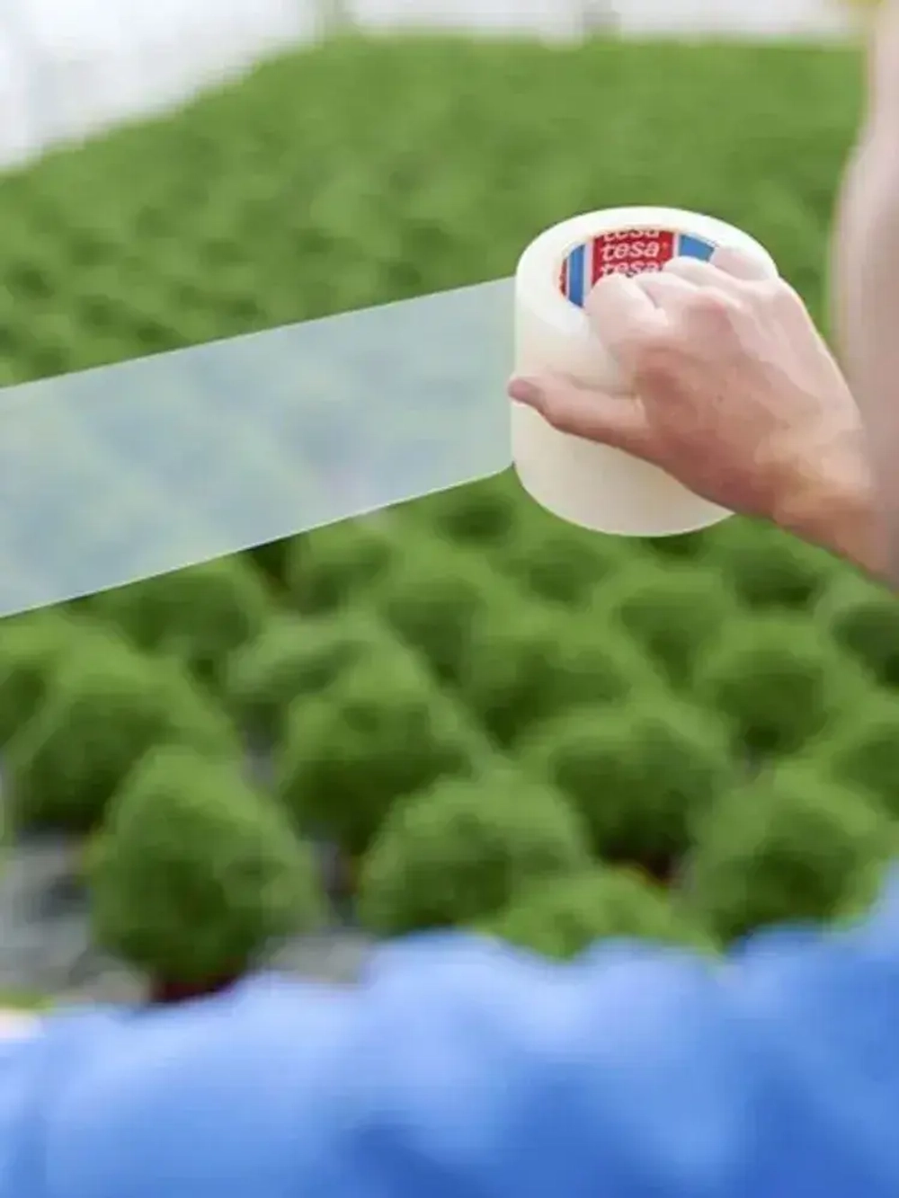 Клейкая лента для ремонта теплиц 150 мкм, 10 см на 9,5 м, скотч тепличный для ремонта парников, поликарбоната MG