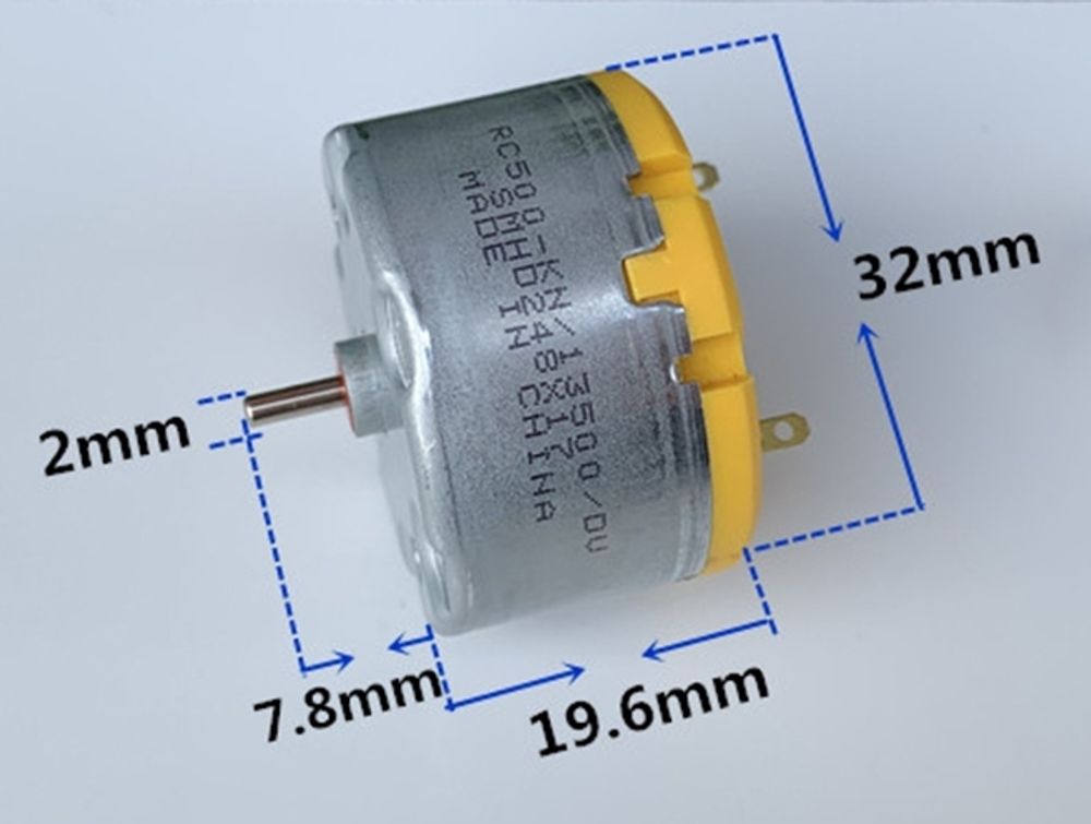 Моторчик для робота пылесоса 6v-12v RC500-KN/13500 Dc