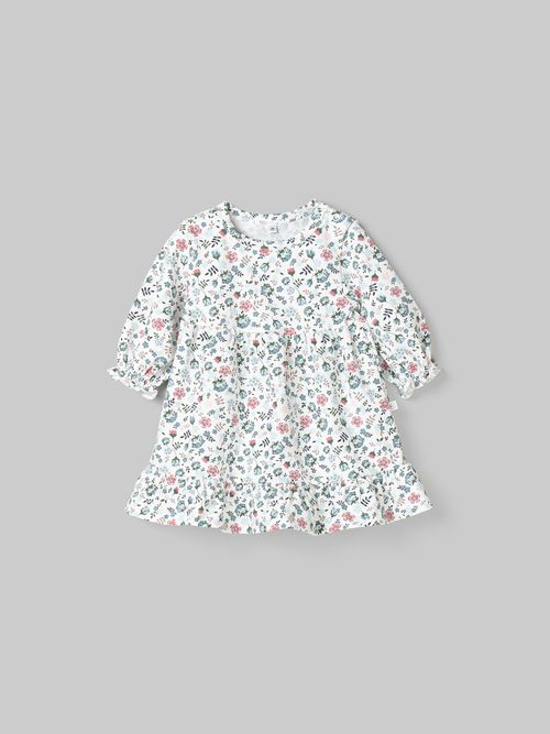 Платье с оборкой 