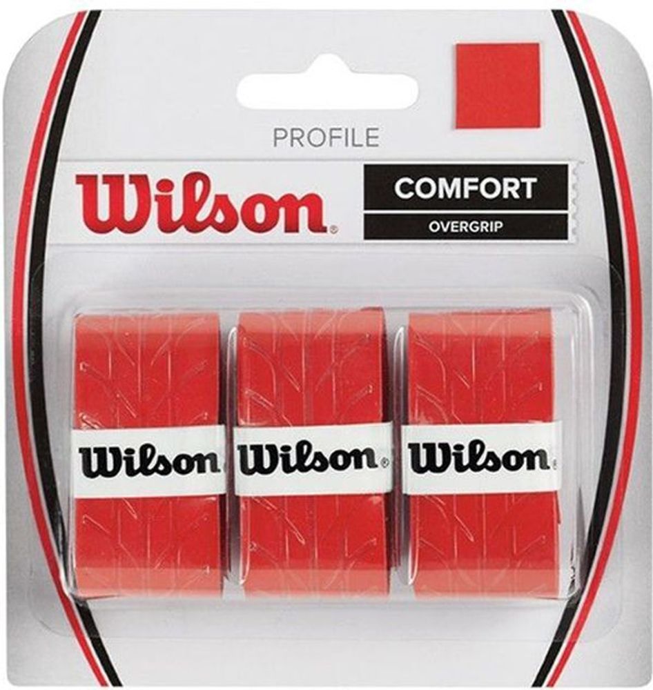 Теннисные намотки Wilson Profile 3P - red