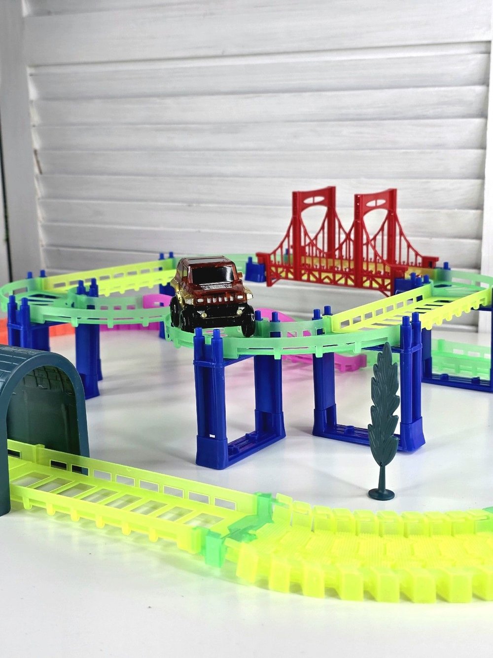 Трек "Вираж" 200см со световыми эффектами, светится в темноте (200762115)