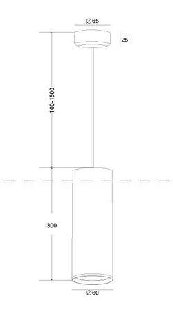 Подвесной светильник Maytoni Focus Design P038PL-01G