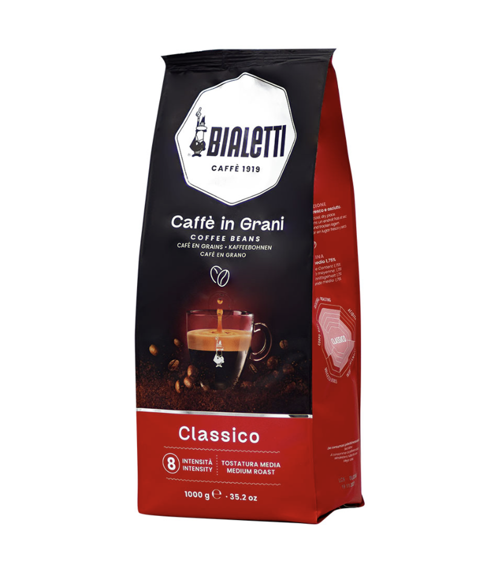 Bialetti Classico, кофе в зернах 1000 г