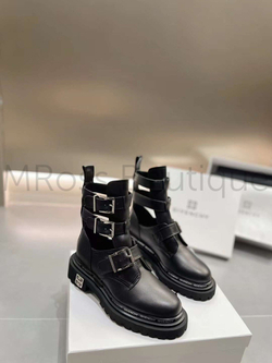 Женские ботинки Givenchy Живанши на высокой подошве люкс класса