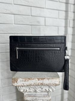 Барсетка Stefano Ricci из кожи крокодила