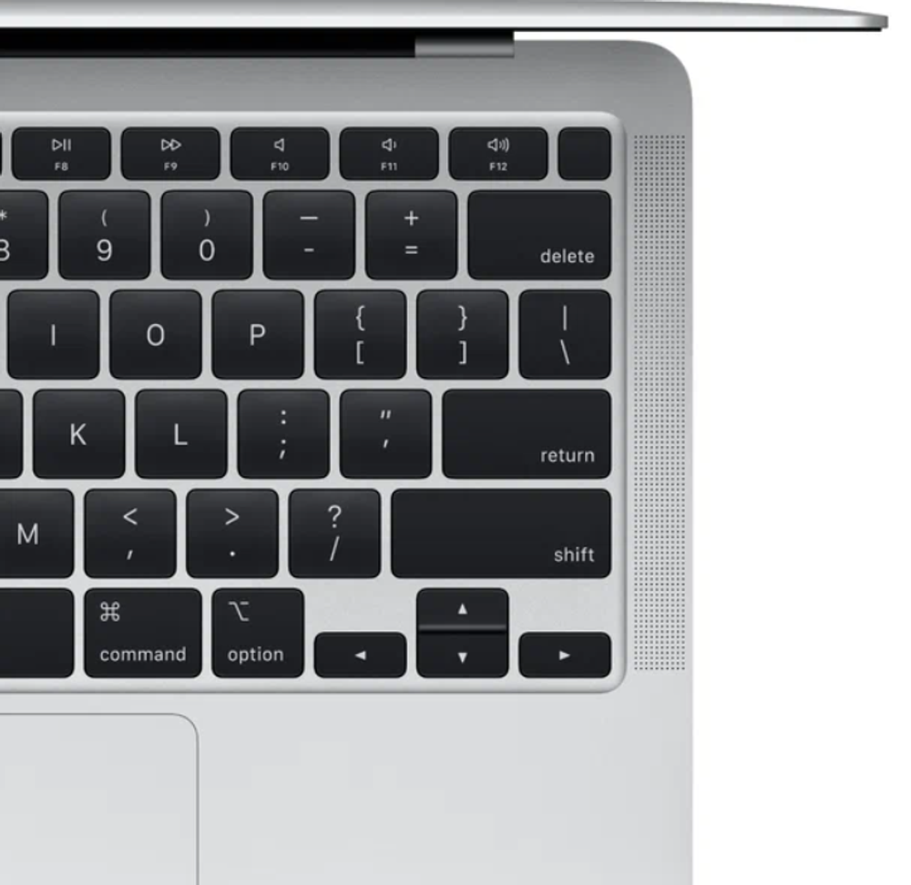 13.3" Ноутбук MacBook Air 2020 M1 Silver (2560x1600, Apple M1, RAM 8ГБ,SSD 256ГБ, SoC Apple M1, MacOS)