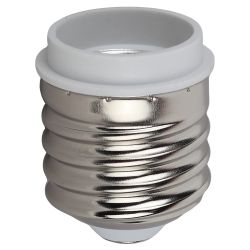 Переходник ЭРА E40-E27 пластиковый белый | Патроны, переходники, ПРА
