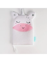 Детская мочалка рукавичка варежка для купания малышей +3мес