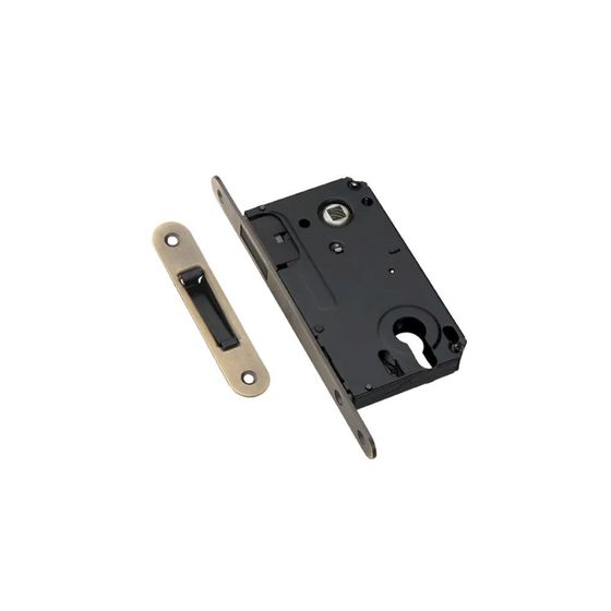 Купить Фото защёлки врезной магнитной под цилиндр Adden Bau бронза