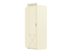 Бэль Шкаф угловой + Карнизы 440/524 Слоновая кость