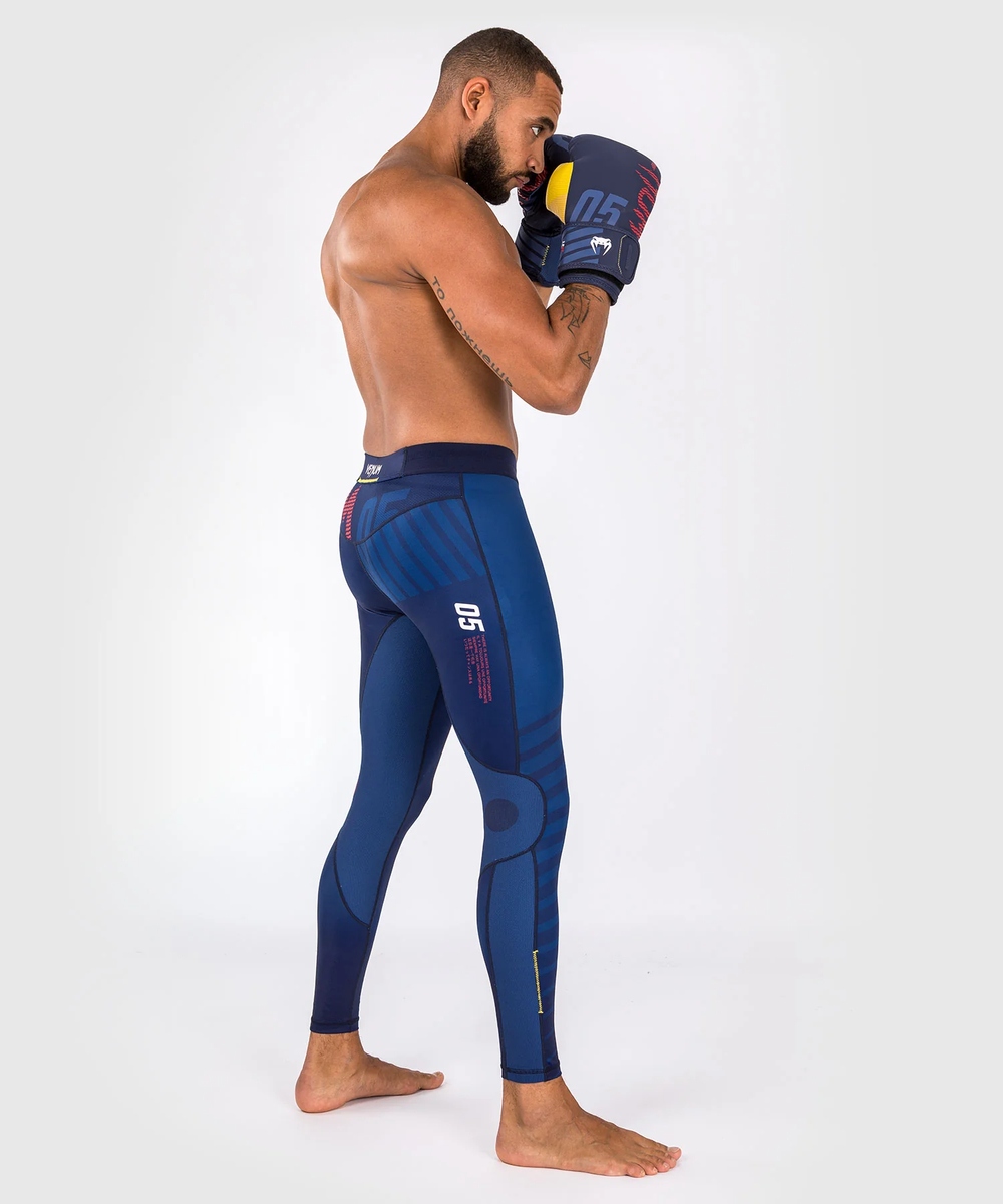 Компрессионные штаны Venum Sport 05 Blue/Yellow