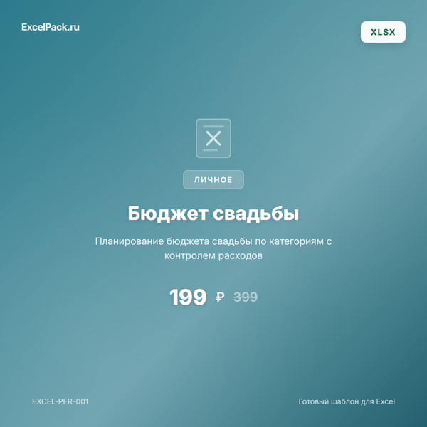 Бюджет свадьбы