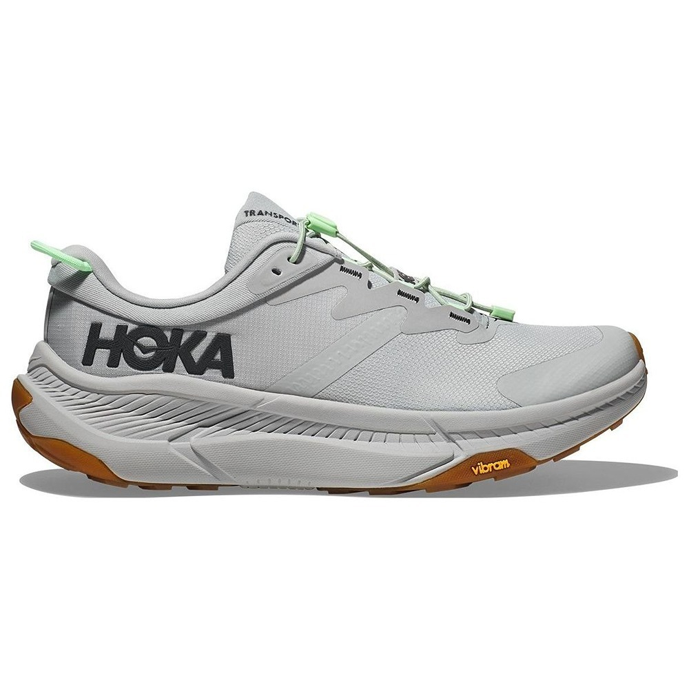 Кроссовки мужские HOKA M TRANSPORT Harbor Mist / Lime Glow