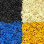 Искусственный мох ягель цветной силикон 25Х25 см.