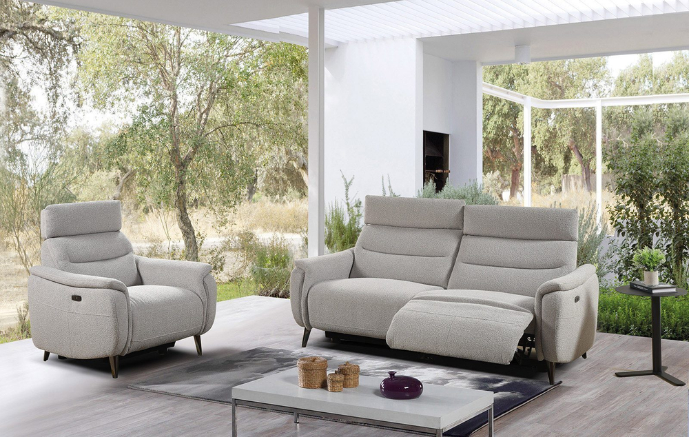 Кресло-реклайнер Cheretto серое