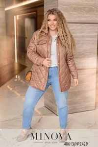 Куртка 2429-капучино Minova