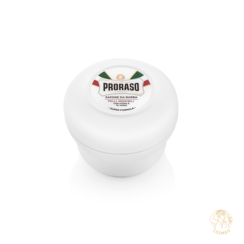 Мыло для Бритья для Чувствительной Кожи c Зелёным Чаем и Овсом Proraso 150 мл