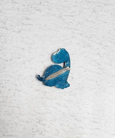 Значок "Дракон" темно-синий