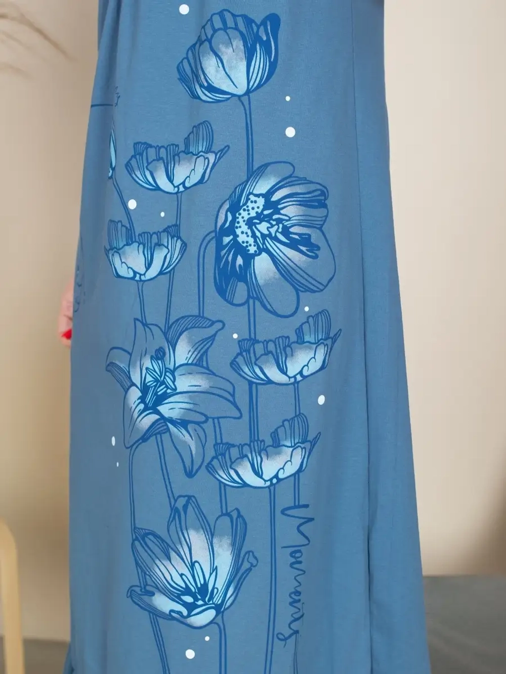 Сарафан длинный летний домашний нарядный