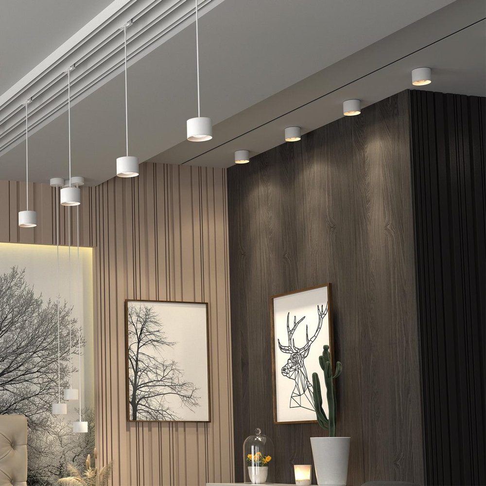 358651 OVER NT21 390 белый Светильник накладной светодиодный IP20 LED 4000К 12W 220V PATERA