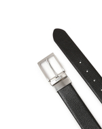 двусторонний кожаный ремень ollie-nds_sr35_gr BOSS BLACK - черный(50447116)