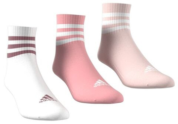 Теннисные носки Adidas 3-Stripes Cushioned Sportswear Mid-Cut Crew Socks - разноцветный