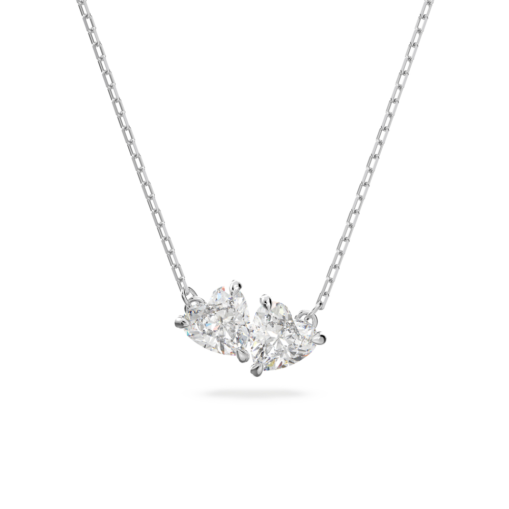 ATTRACT SOUL:NECKLACE HEART CZWH/RHS 5517117